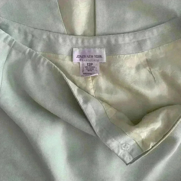 Jones New York | Vintage essentials lined lime green skirt 12P - Picture 5 of 7